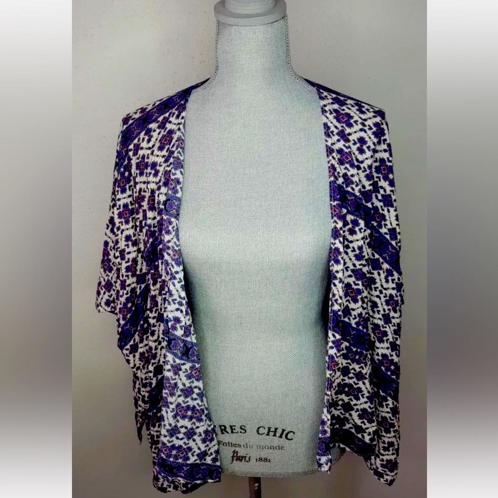 BRANDY MELVILLE Womens ONE SIZE Kimono Top Patterned